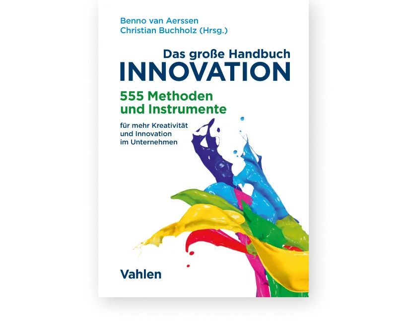 Buchcover „Das große Handbuch Innovation“